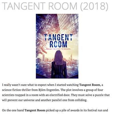 TANGENT ROOM (2018)